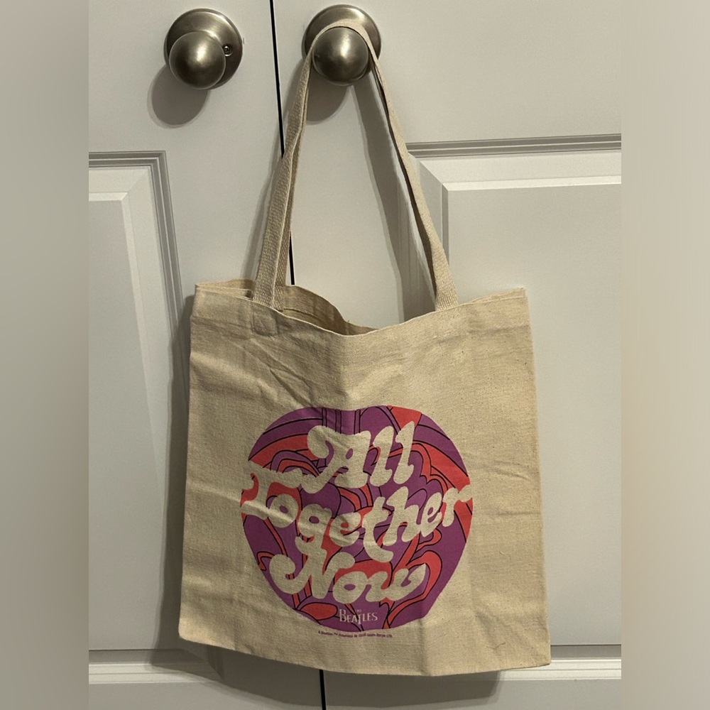 The Beatles Canvas Tote NWOT - Picture 1 of 3